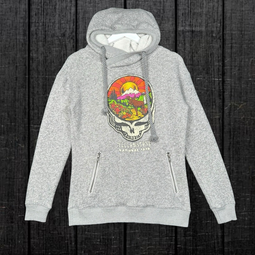 Yellowstone National Park - Grateful Dead - Hoodie Women's Small - Techstyles